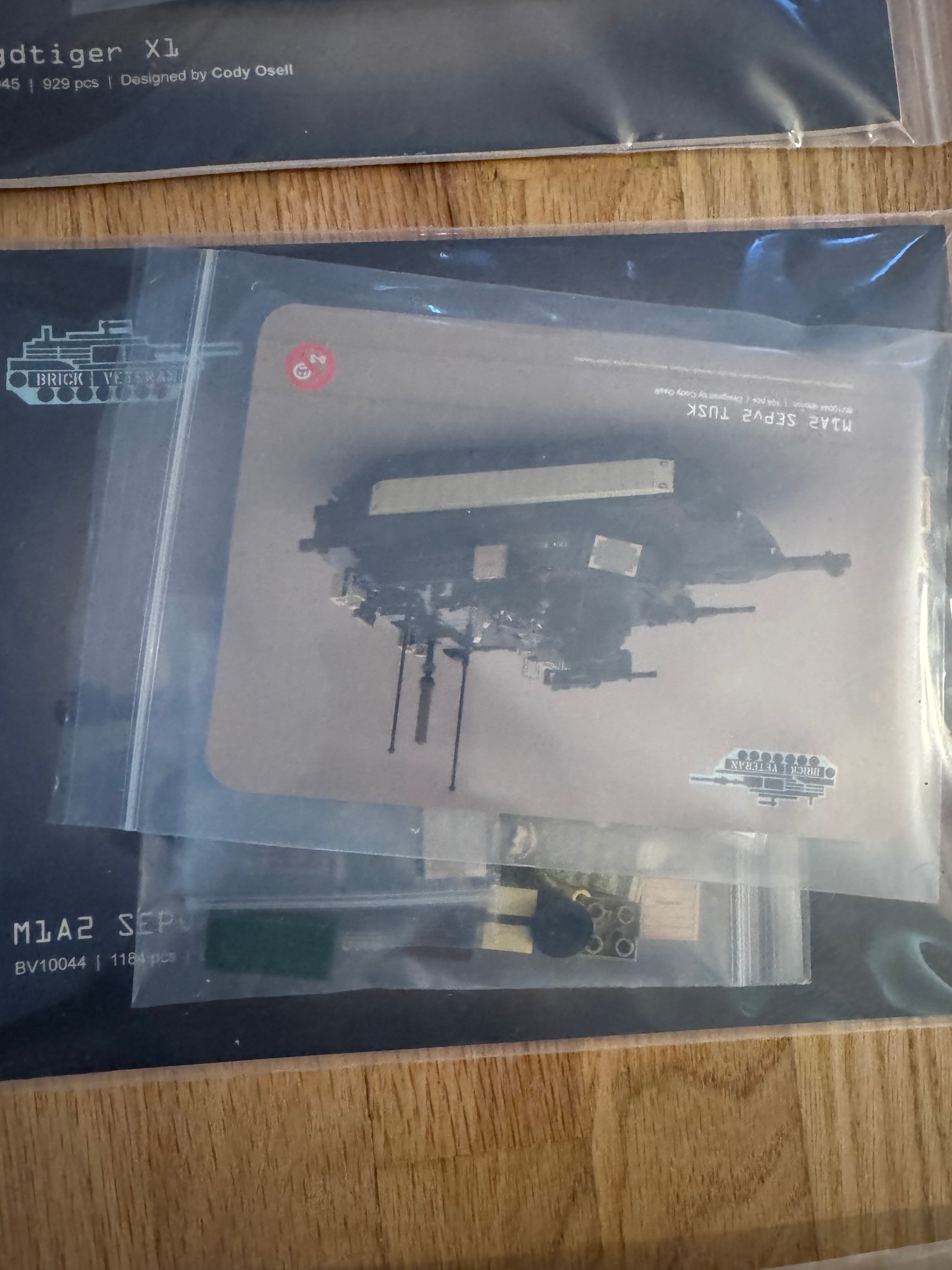 M1A2 SEP prints + instructions package