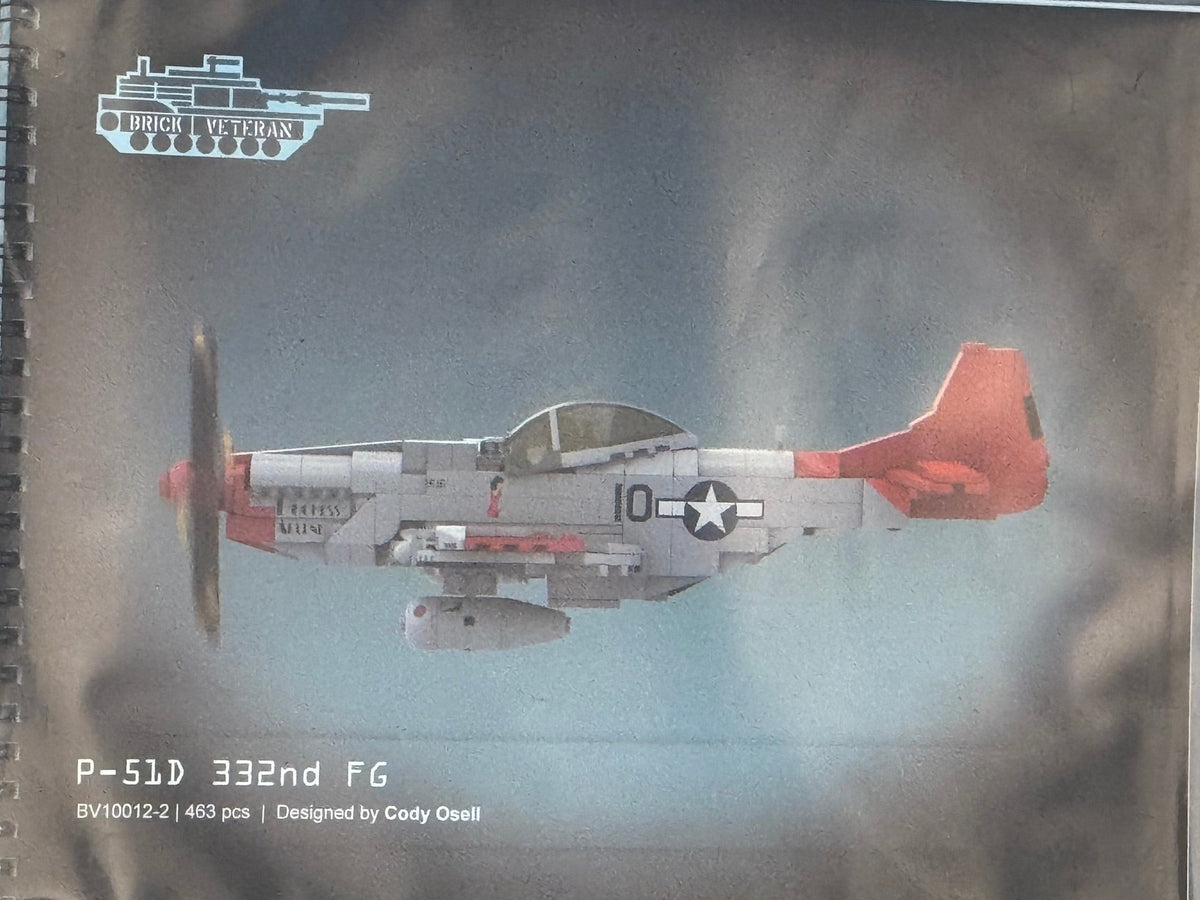 P-51D 332nd "Red tails" physical instruction booklet