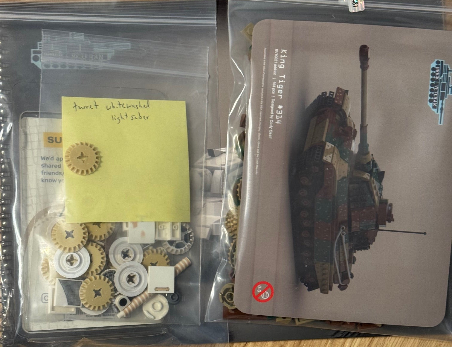 King Tiger SS Pz.Abt 503 Winter prints & figure + #314 add-on