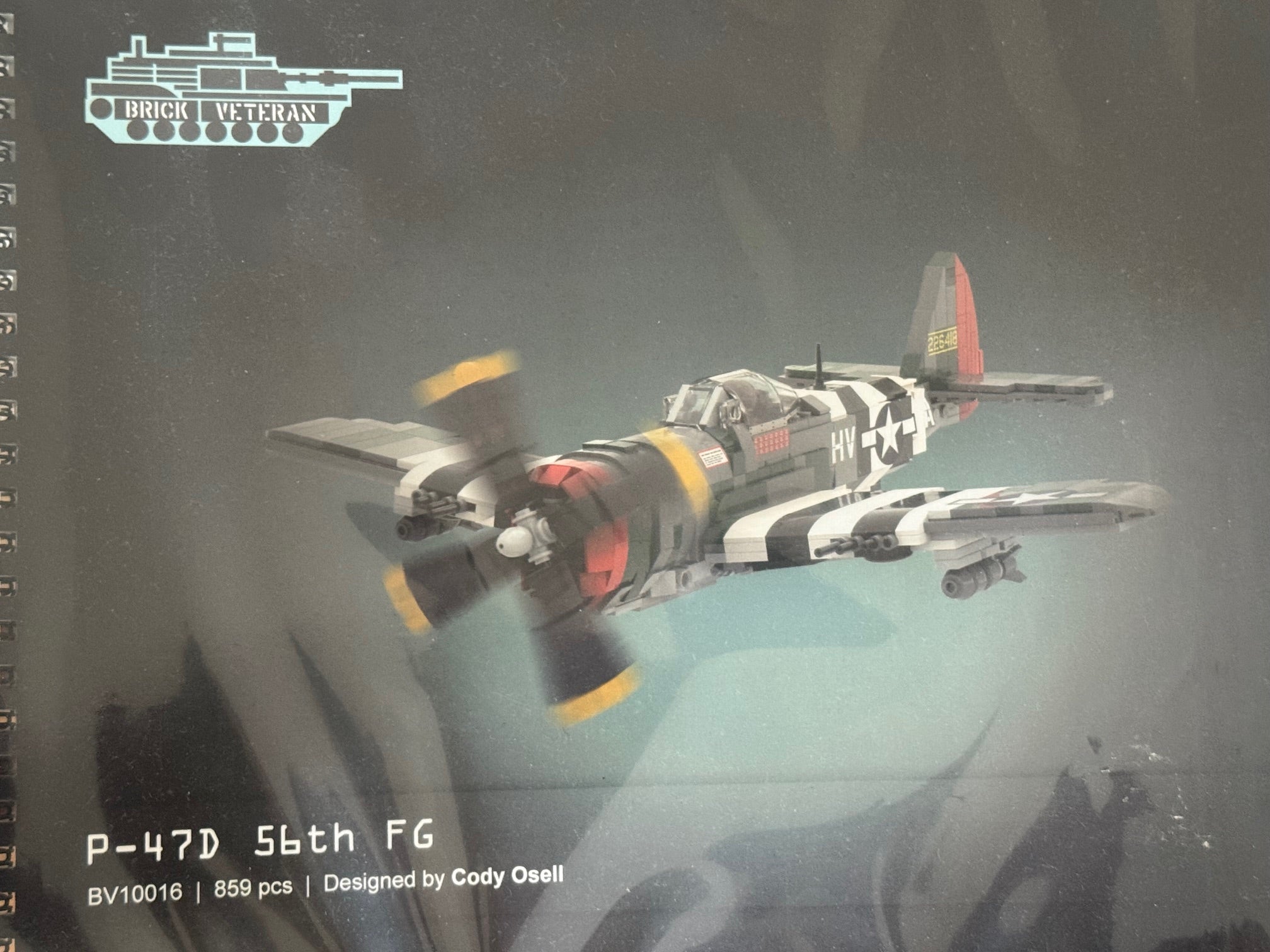 P-47D physical instruction booklet