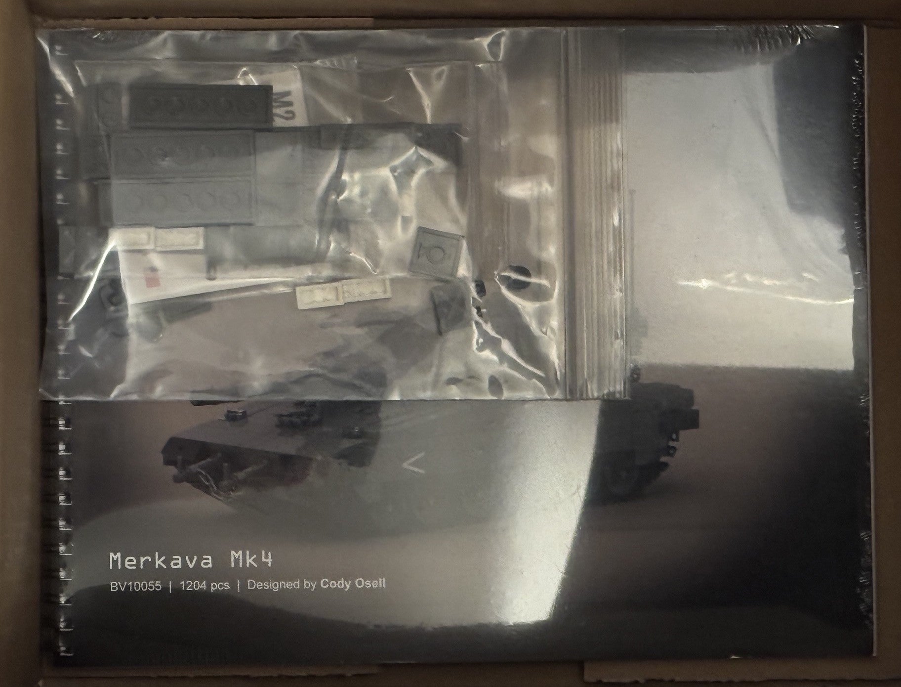 Merkava pack with instructions