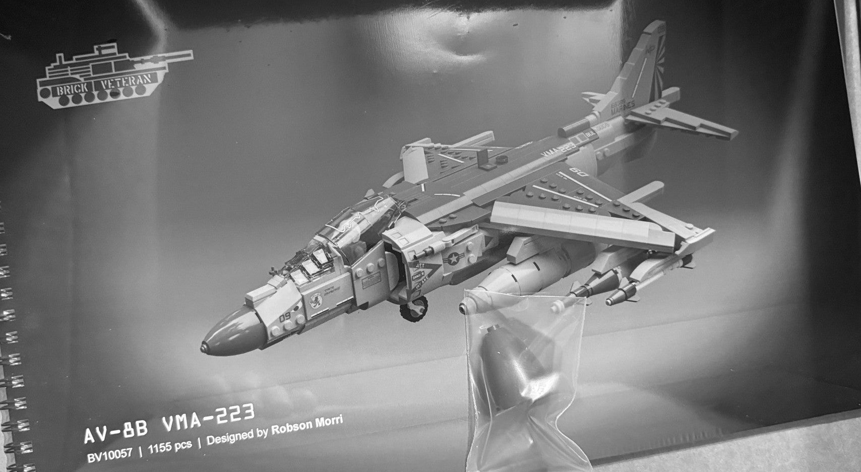 AV-8B physical instructions w/ customized nose