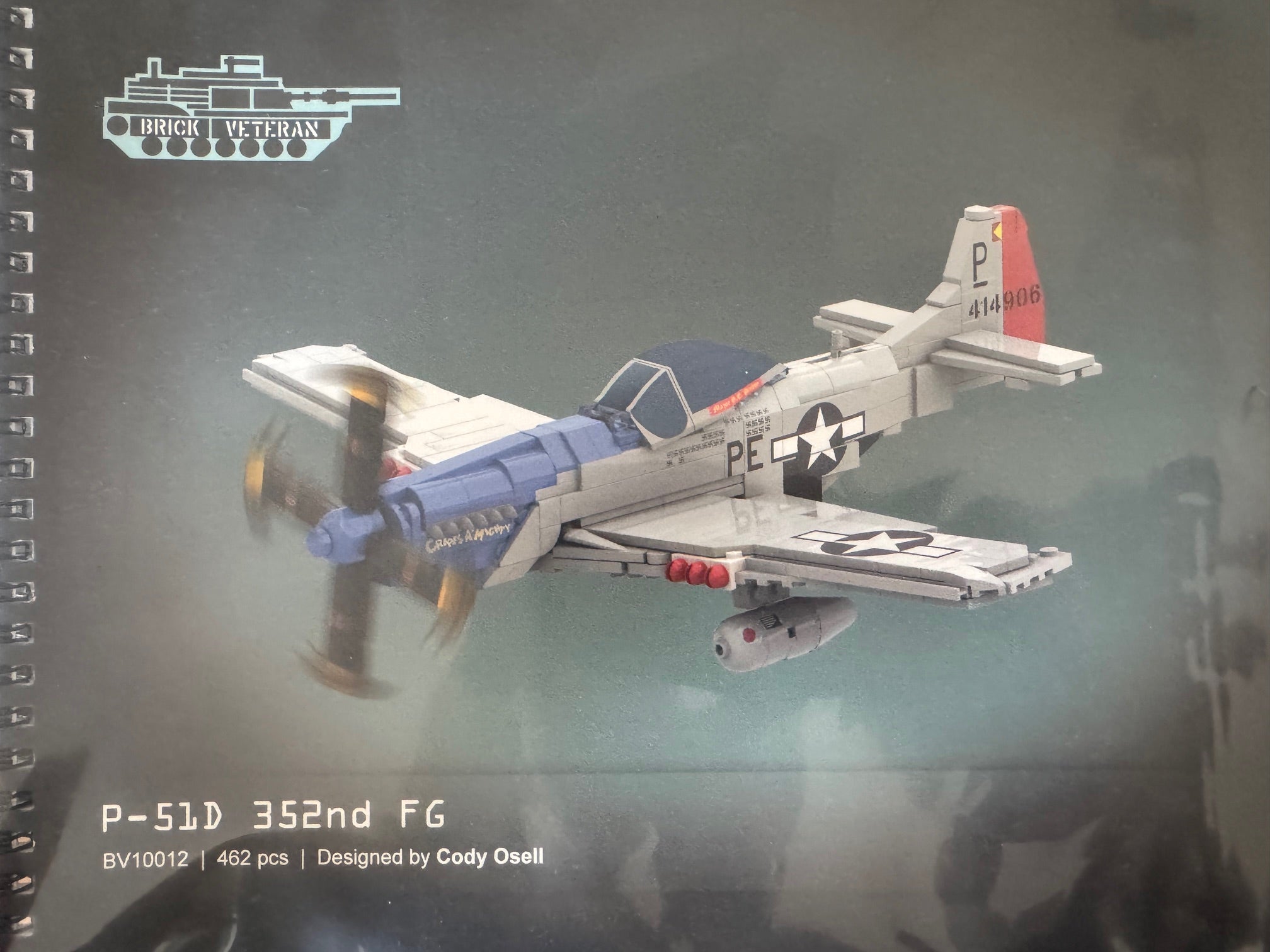 P-51D physical instruction booklet