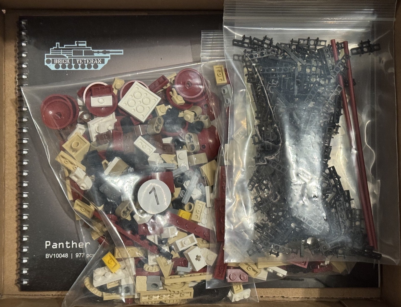 Panther pack with instructions