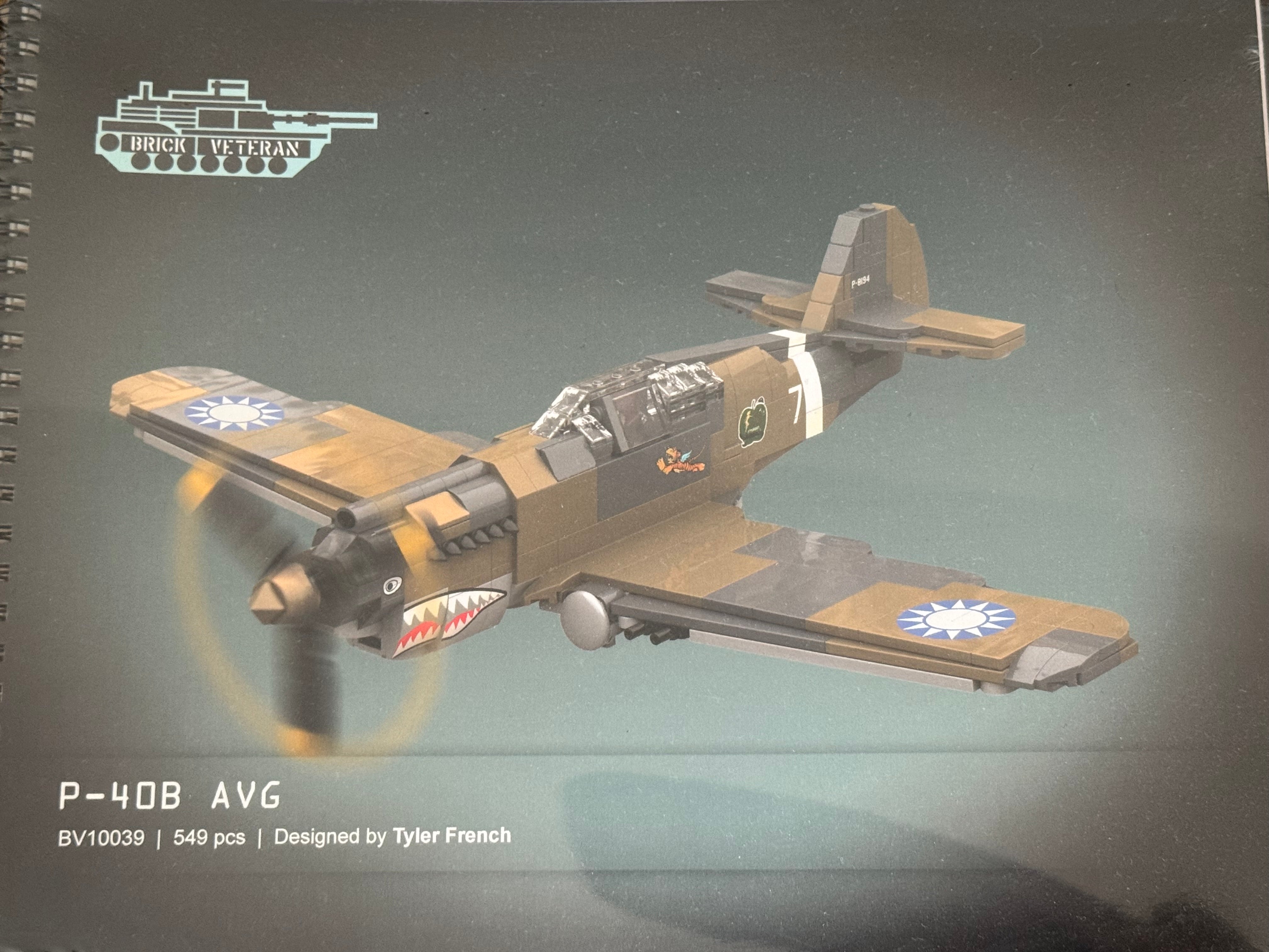 P-40B physical instruction booklet