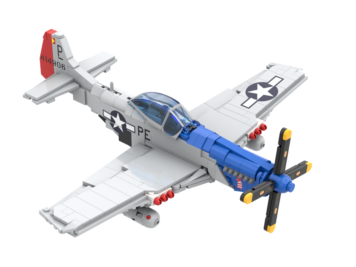 P 51D 352nd FG Brick Veteran
