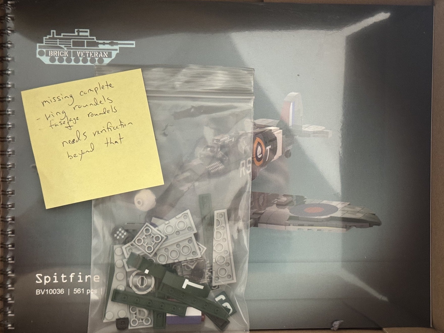 Spitfire (!disaster!) pack with instructions
