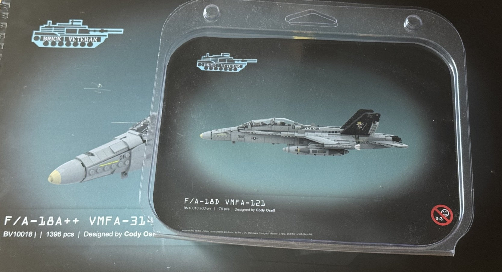 F/A-18D VMFA(AW)-121 add-on pack  w/ booklet